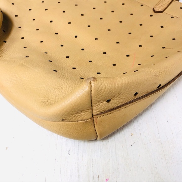 Madewell Mini Transport Preforated Tote Bag Purse Handbag Leather - Picture 7 of 16